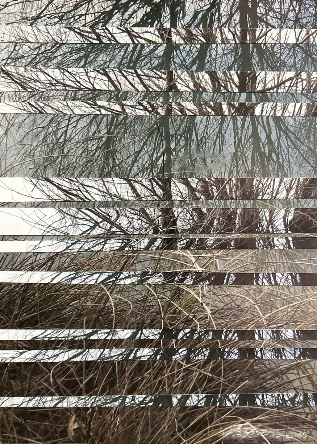 Paysage 1, série Souvenirs Troubles, Edith BASSEVILLE